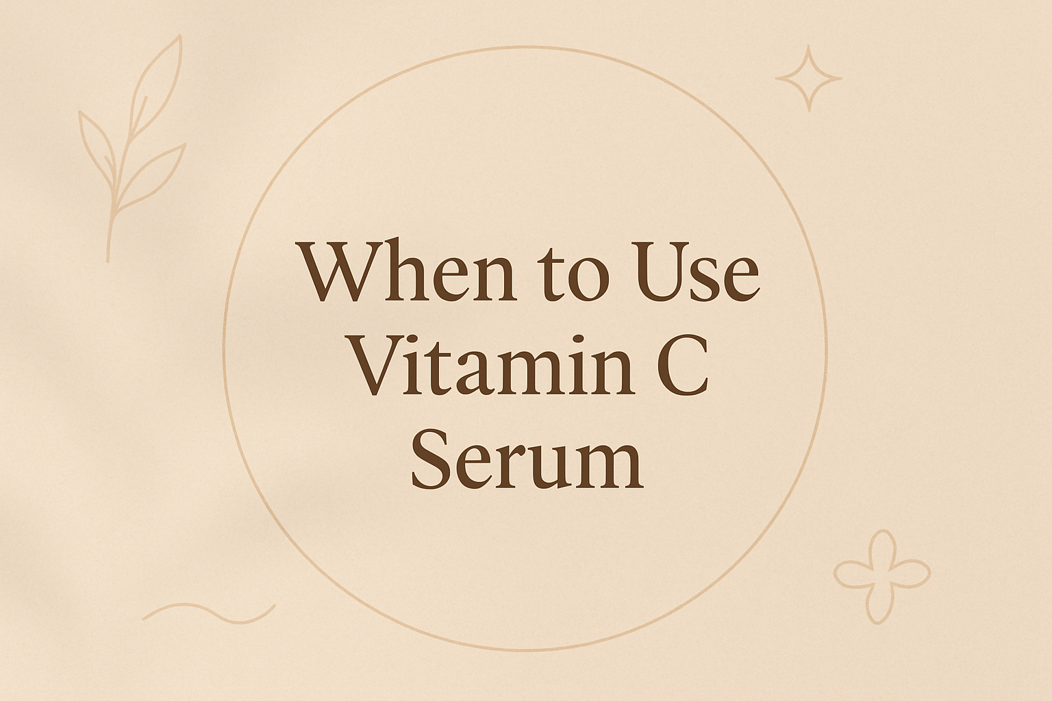 when to use vitamin c serumimage