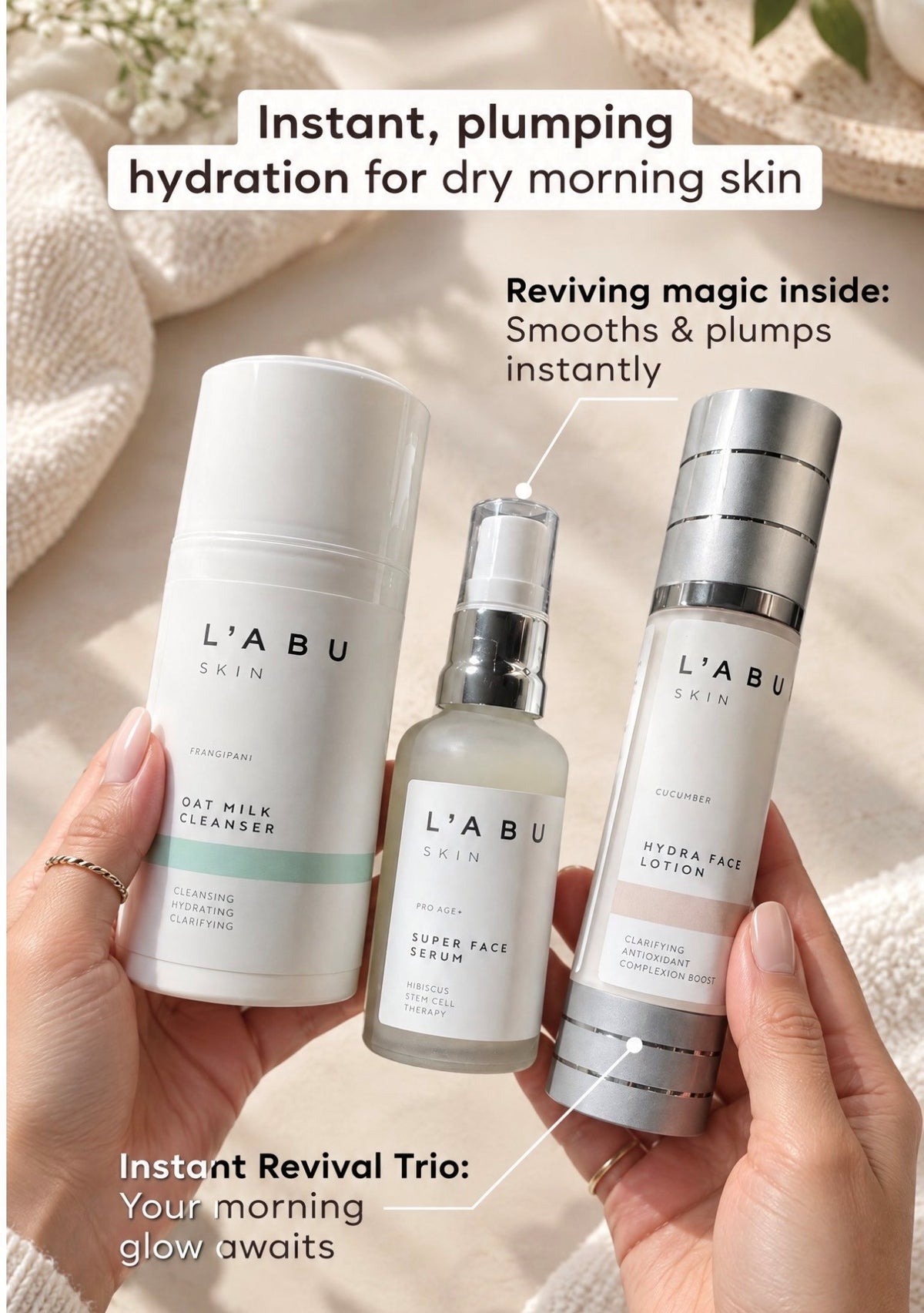 MATURE SKIN. INSTANT REVIVAL. TRIO