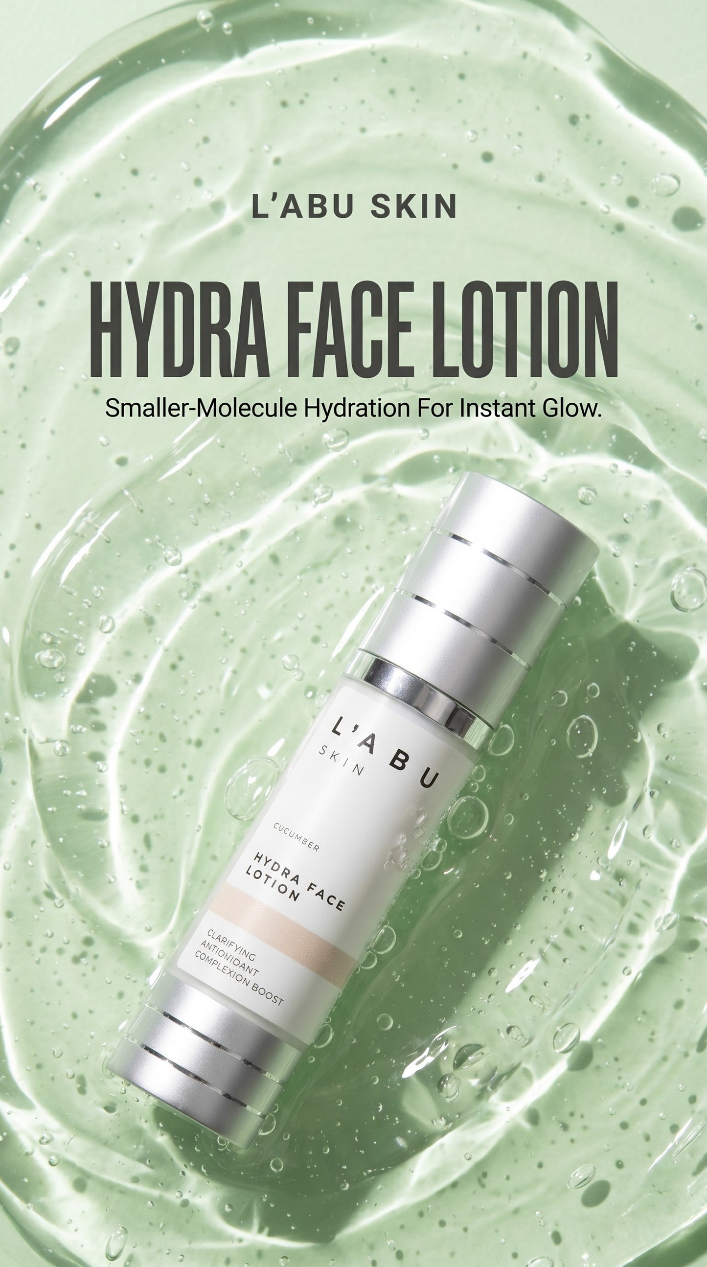 Hydra Face Lotion- Vitamin C + Complex smaller-molecule hydration for instant glow.