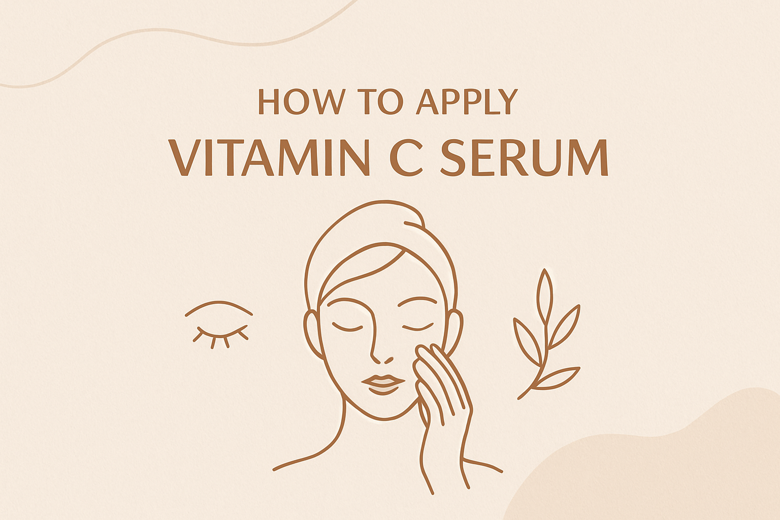 how to apply vitamin c serumimage
