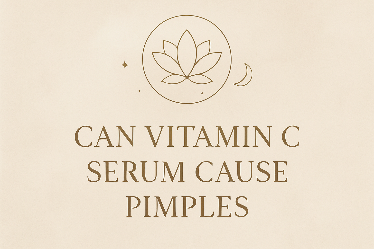 can vitamin c serum cause pimplesimage