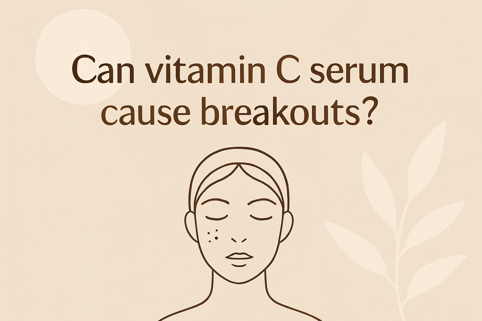 can vitamin c serum cause breakoutsimage