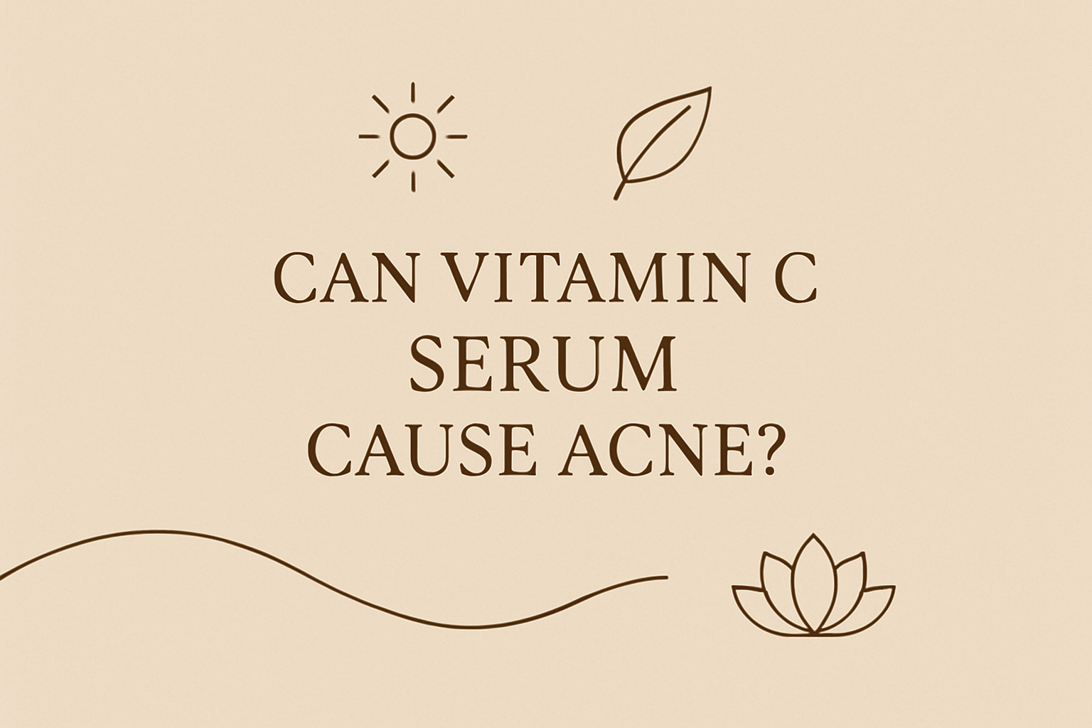 can vitamin c serum cause acneimage