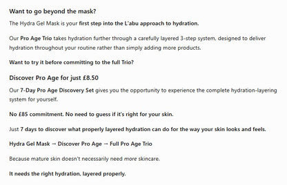 Hydra Gel Mask– Instant Skin Reset
