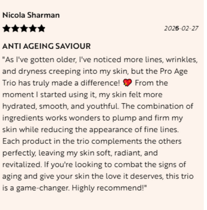 Pro Age + Skincare  Advanced formulas that support collagen, improve elasticity, and rejuvenate mature skin with real, noticeable results- Read More Below