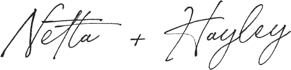 hayley and netta signature