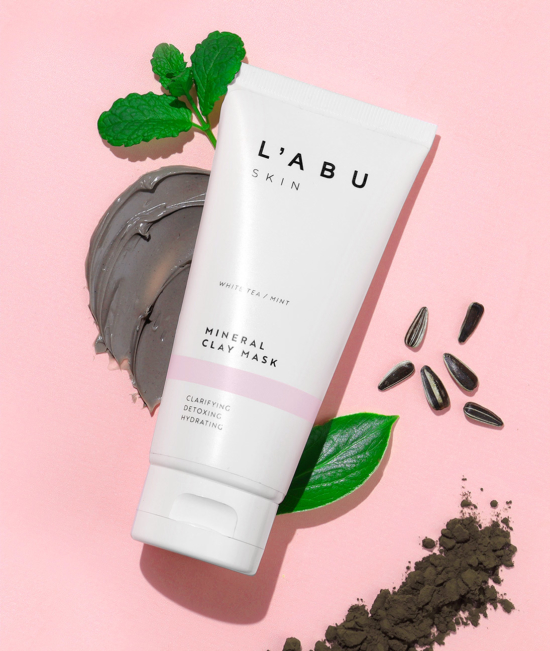 Mineral Clay Mask with ingredients